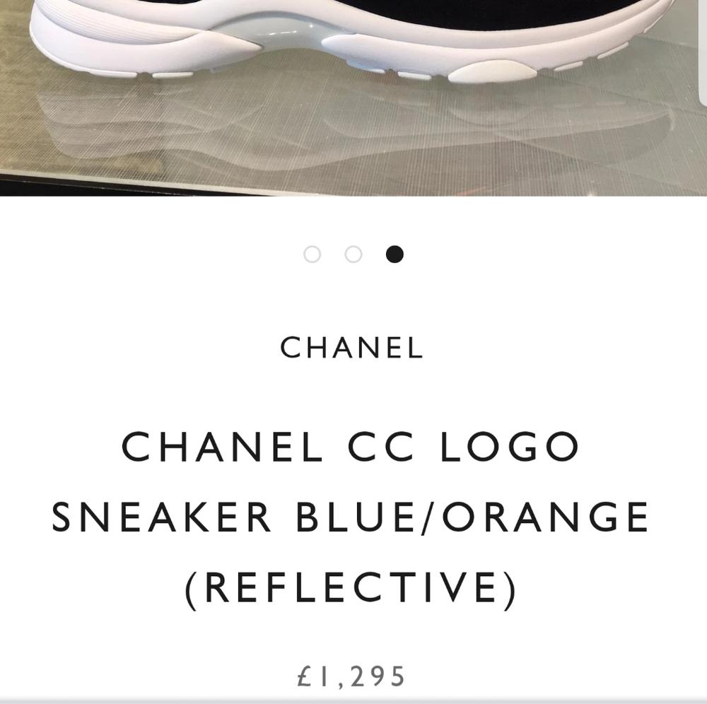 The 'CC' Chanel runner joins the reflective trend. - Picture 14 of 14